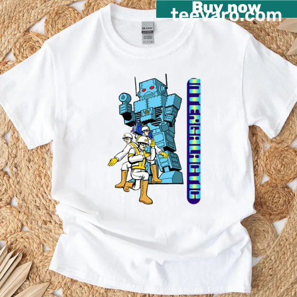 T-shirt featuring Beastie Boys and 'Intergalactic' text
