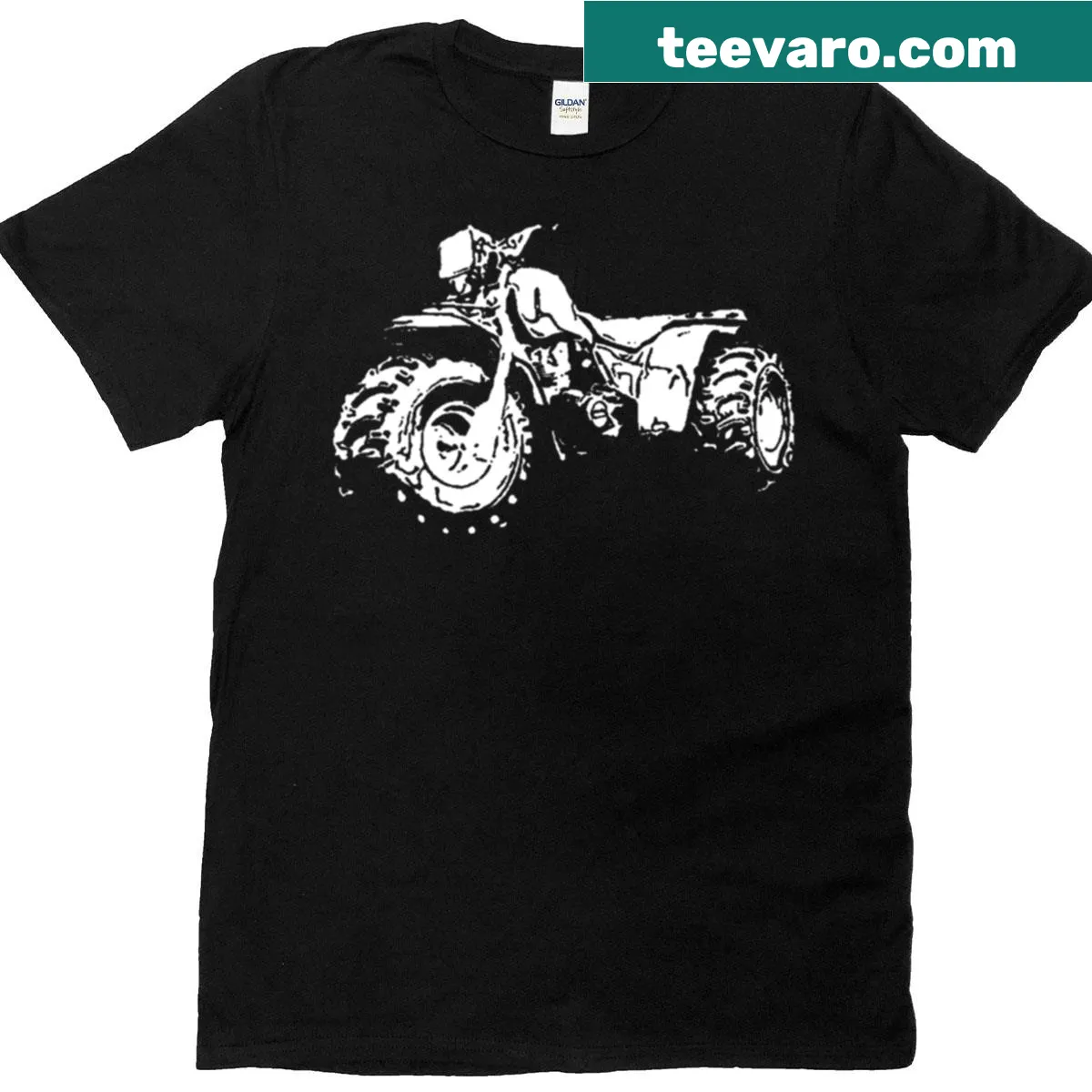 Bold Big Red Atc t-shirt featuring impactful text design — on a men's t-shirt