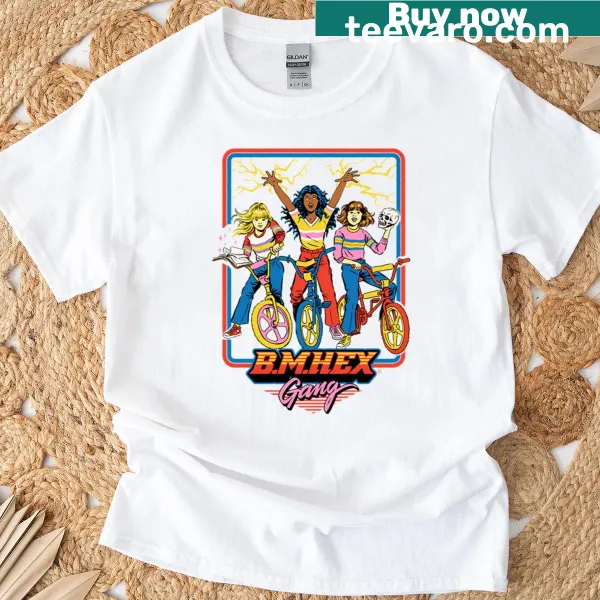 Vintage-style Bmhex Gang T-shirt for gamers