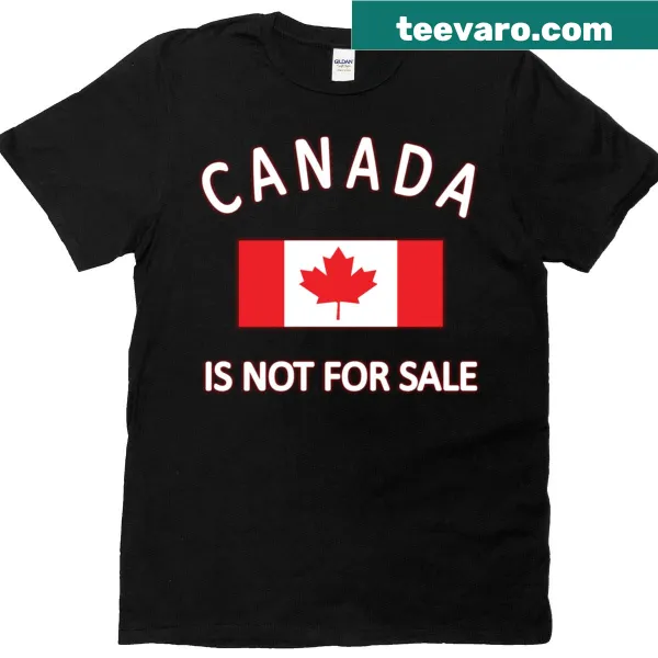 Bold typography T-shirt expressing Canadian pride