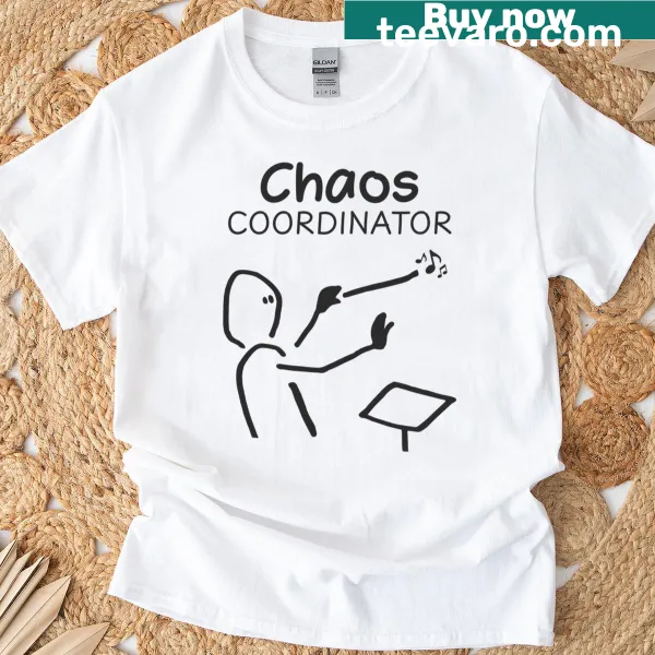 Funny music conductor shirt with whimsical conductor graphic