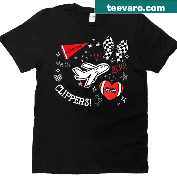 Illustrative T-shirt expressing pride in Columbiana