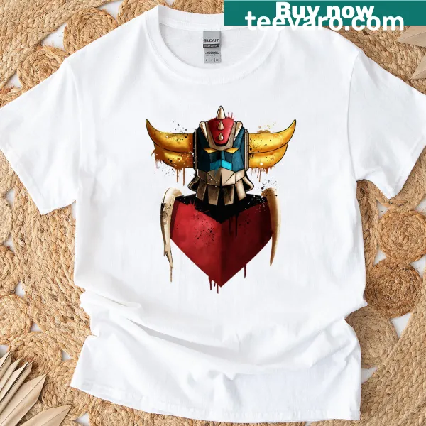 Vintage-style Goldorak t-shirt with nostalgic graphics