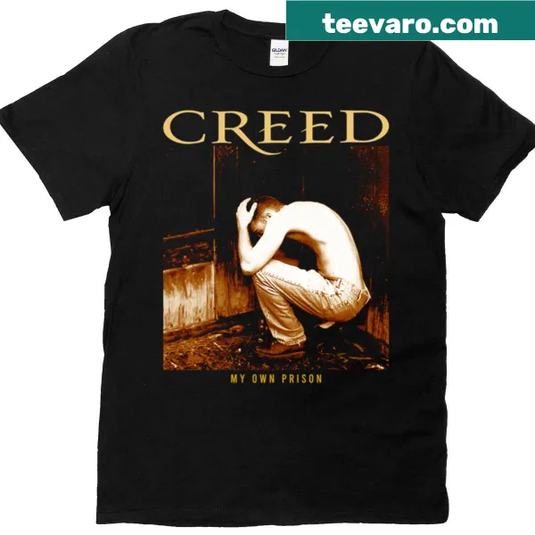 Creed band logo graphic on T-shirt
