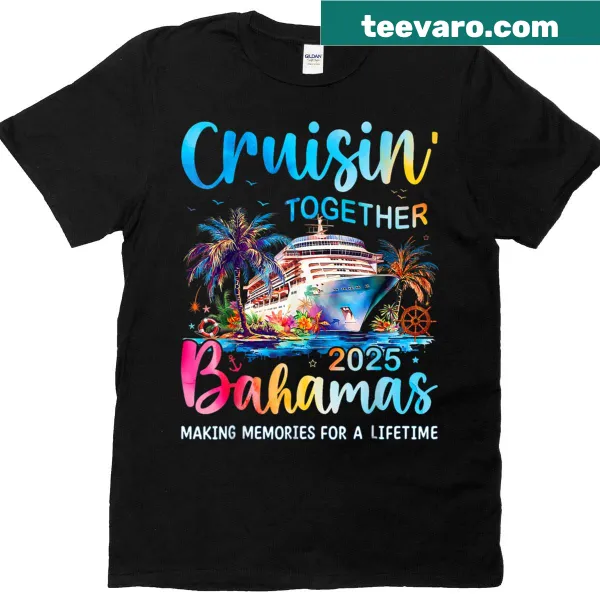 Family cruise-themed T-shirt for Bahamas vacation