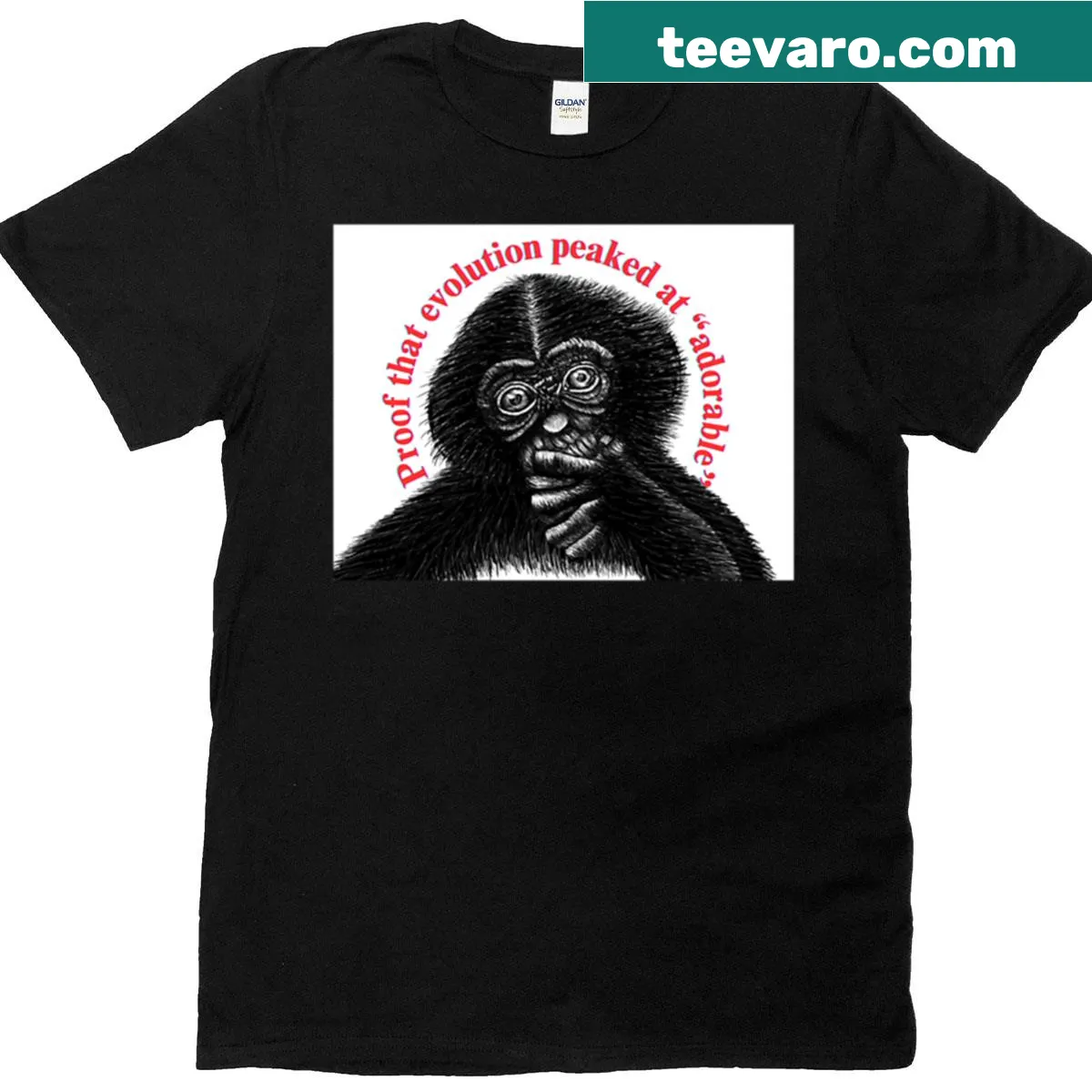 Illustration of cute animals with 'Cutest Accomplishment' text — on a men's t-shirt