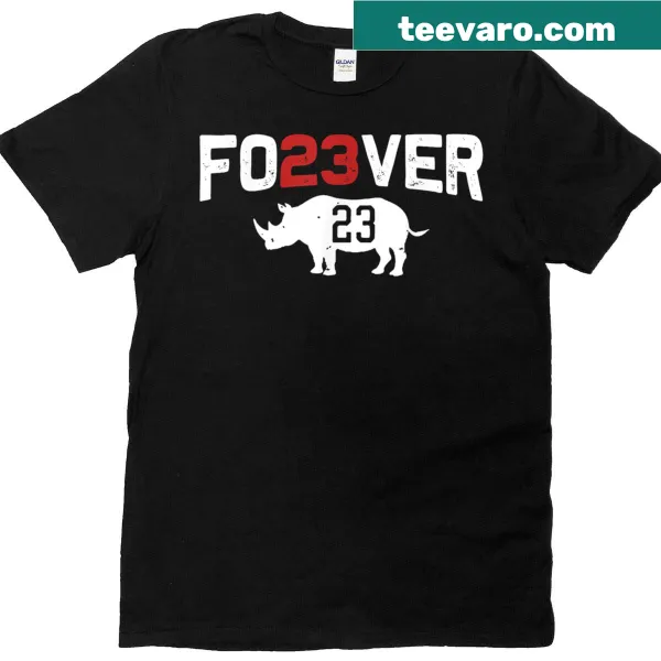 Playful Rhino T-shirt with conservation-themed illustration