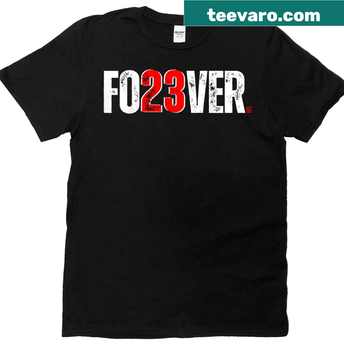 Retro baseball tee featuring the number 23, celebrating legends — on a men's t-shirt