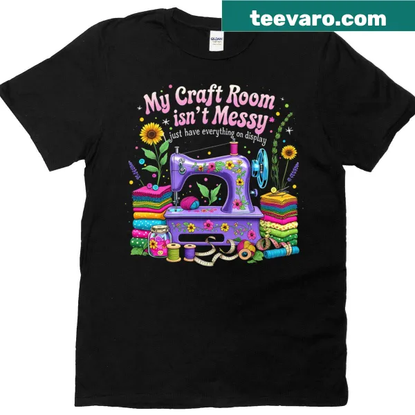 Funny T-shirt for sewing and quilting lovers