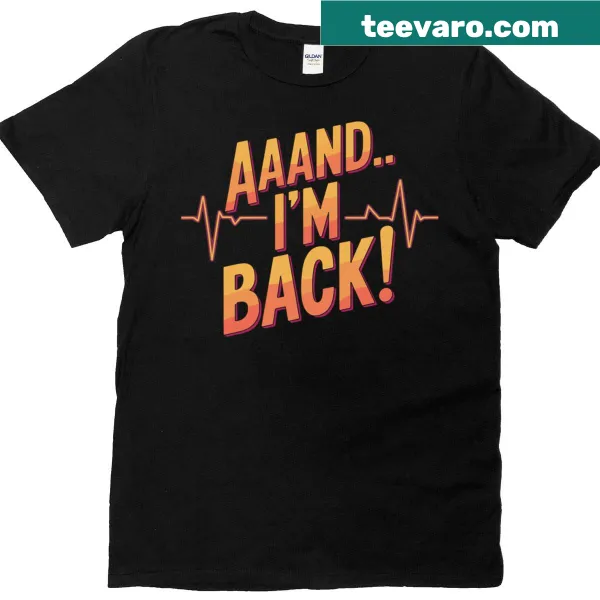 T-shirt with 'Heart Attack Survivor' text celebrating recovery and strength