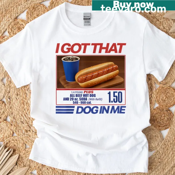 Funny hot dog graphic T-shirt for kids
