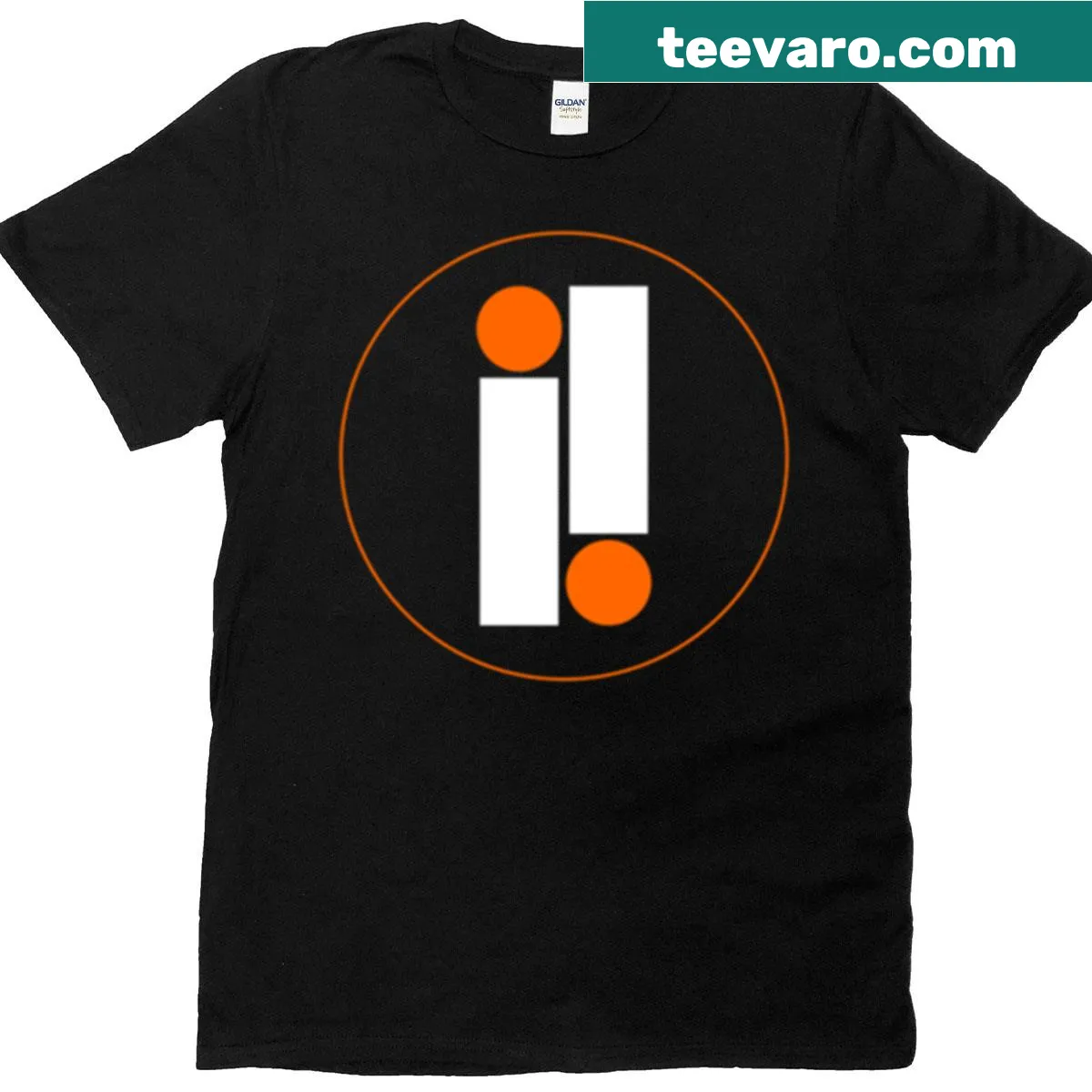T-shirt featuring the Impulse Records jazz logo — on a men's t-shirt