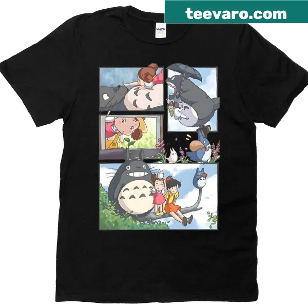 Kawaii t-shirt featuring a cute flying monster illustration from Japan