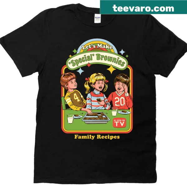 Illustrated garden scene on a T-shirt, reflecting nature's beauty