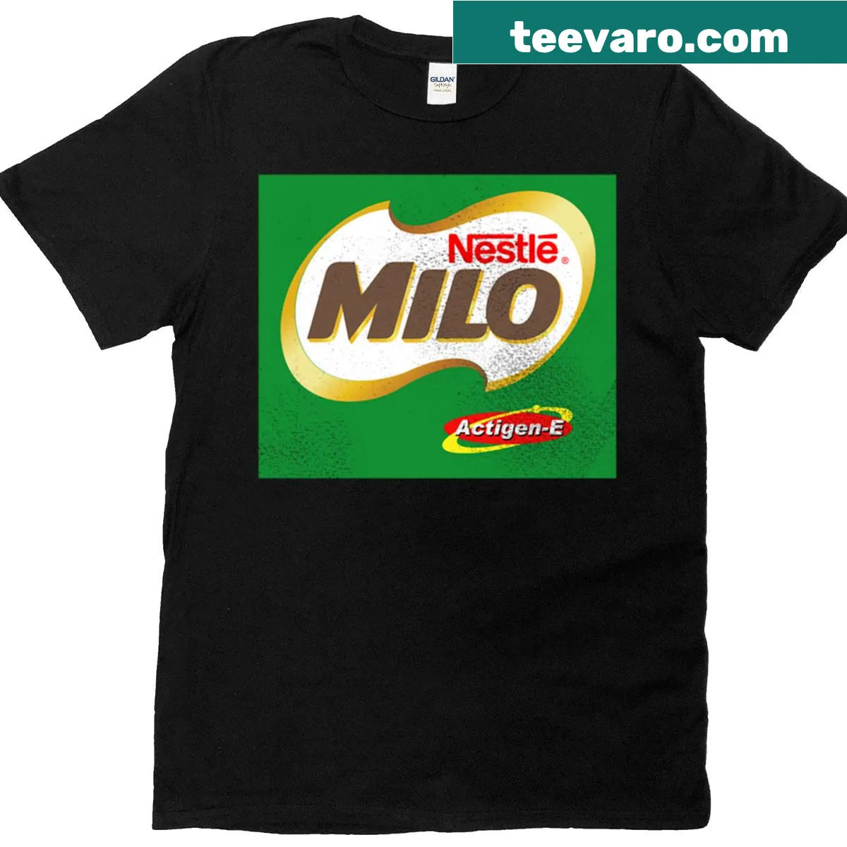 Vintage-inspired Milo T-shirt with classic design — on a men's t-shirt