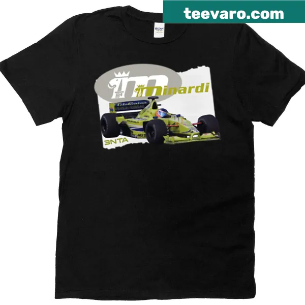 Oversized vintage tribute T-shirt for Minardi Formula 1