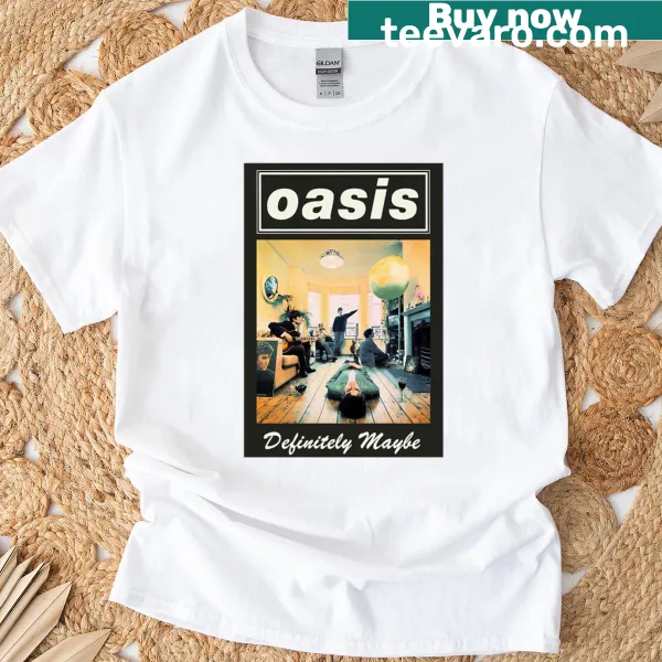 Minimalist t-shirt featuring O A S I S in sleek typography