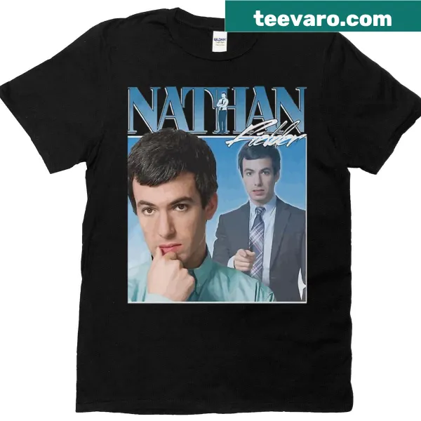 Vintage T-shirt featuring a graphic inspired by Nathan Fielder's comedic style.
