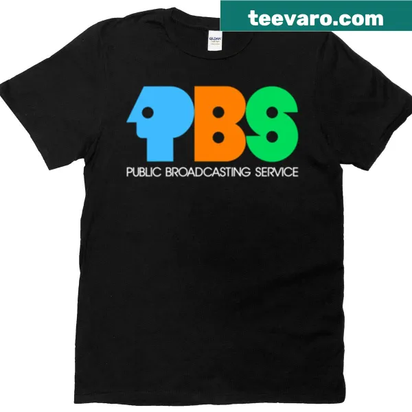 Vintage T-shirt featuring the classic PBS logo from the 70s.