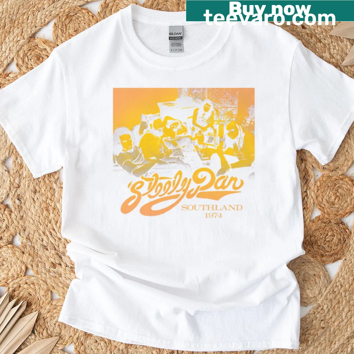 Vintage Steely Tour 2023 graphic T-shirt — on a men's t-shirt