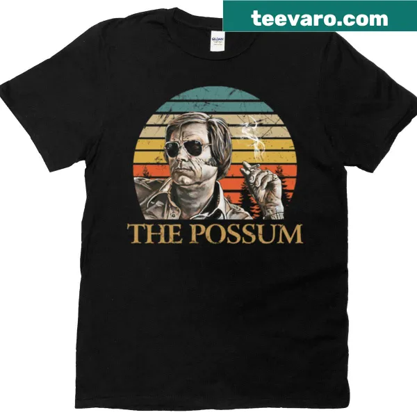 Vintage Possum George Jones t-shirt with relaxed fit design