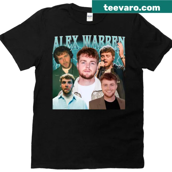 Vintage style T-shirt honoring Alex Warren's artistry