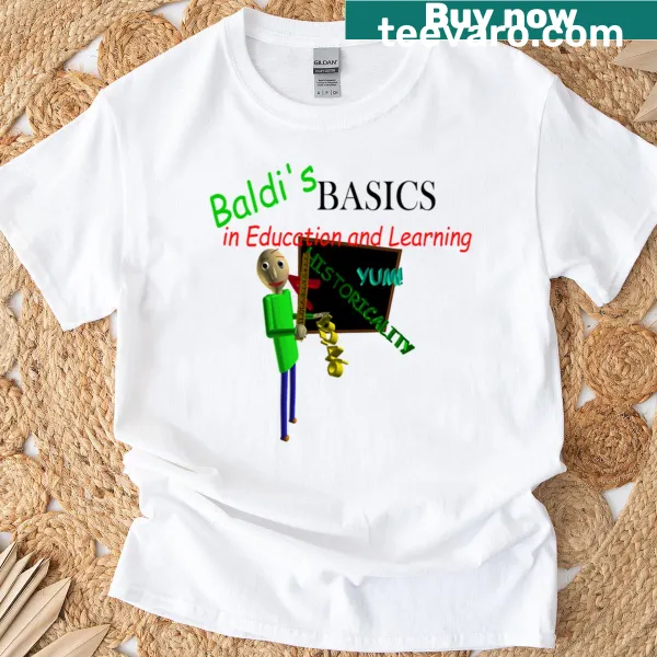 Vintage Baldi's Basics logo t-shirt
