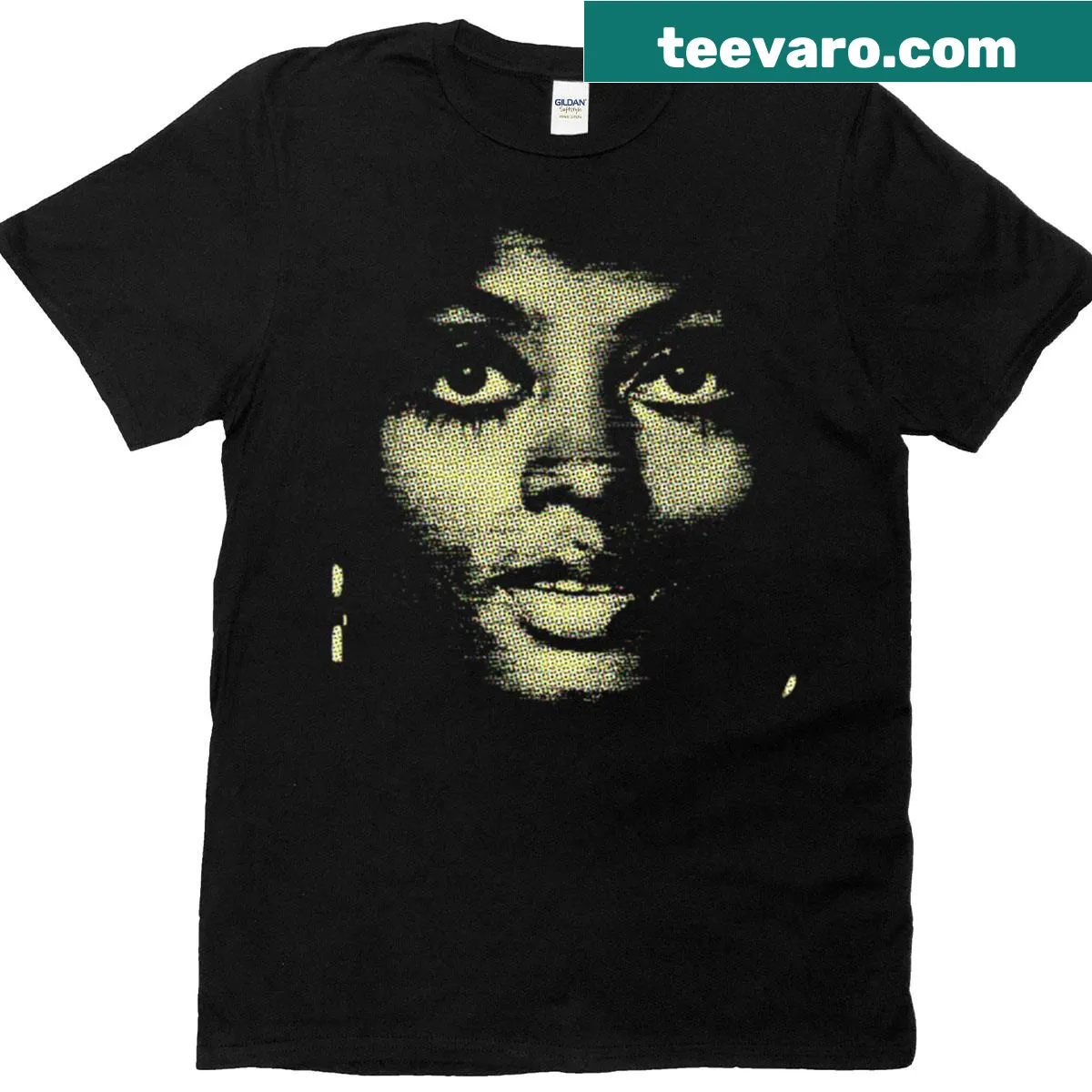 Vintage Diana Ross album tribute graphic on a t-shirt — on a men's t-shirt