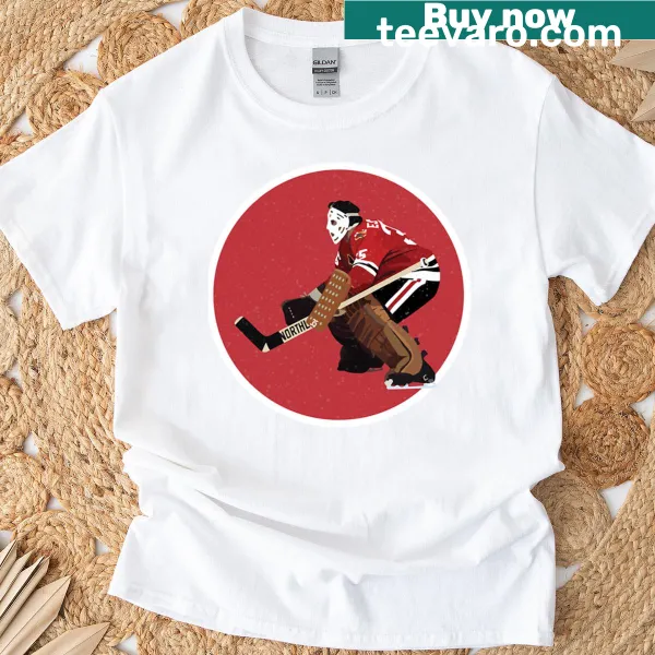 Vintage-style Tony Esposito goalie t-shirt