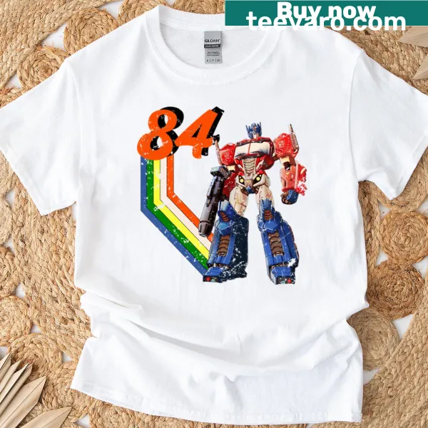 Vintage Optimus Prime T-shirt featuring the iconic Autobot leader