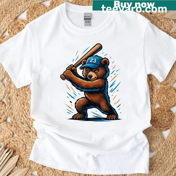 Retro T-shirt featuring the number 23 in bold design