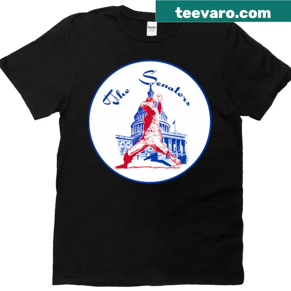 Vintage Washington Senators T-shirt with alternate logo design