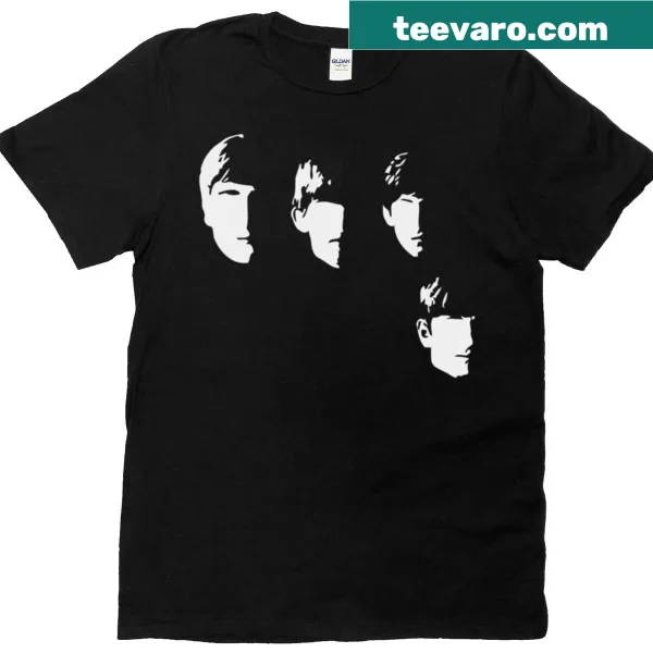Minimalist album cover graphic T-shirt inspired by The Beetles