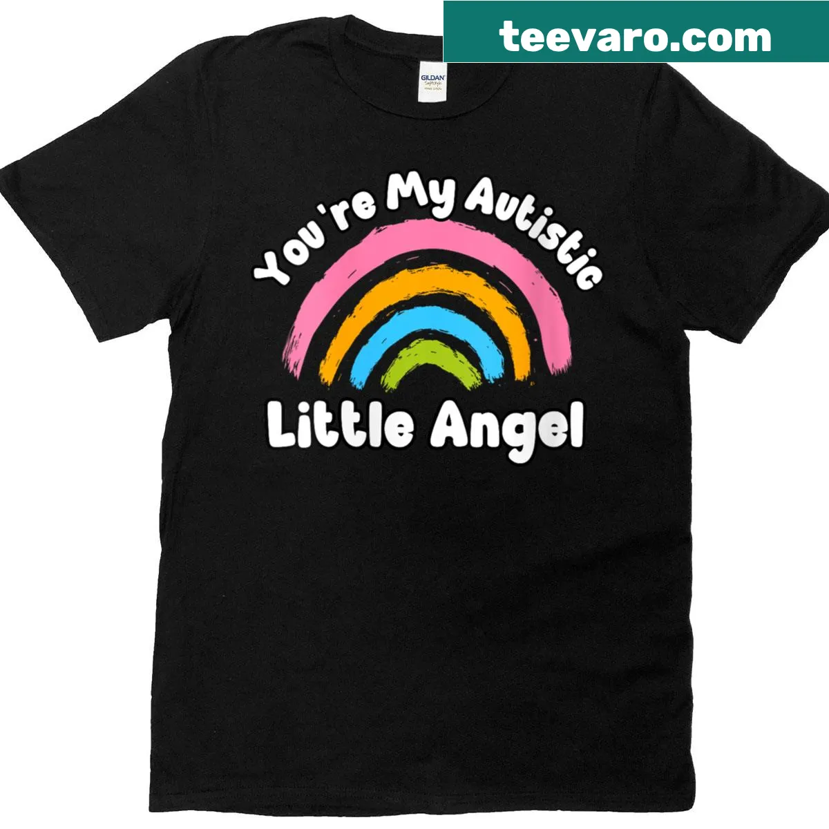 Mother's shirt with the phrase You're My Autistic Little Angel — on a men's t-shirt