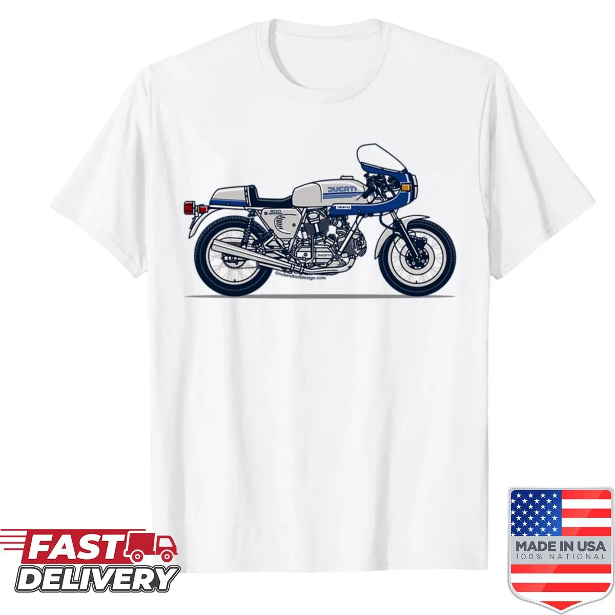 900 Super Sport Motorcycle shirt design
