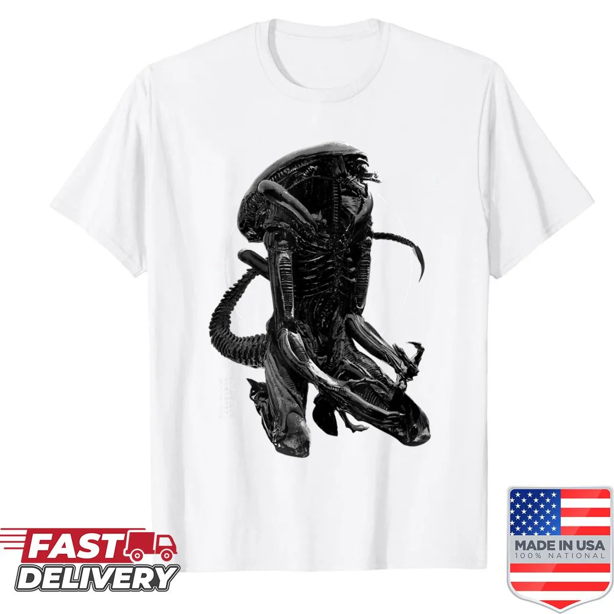 Shirt featuring bold artwork of the Alien Xenomorph