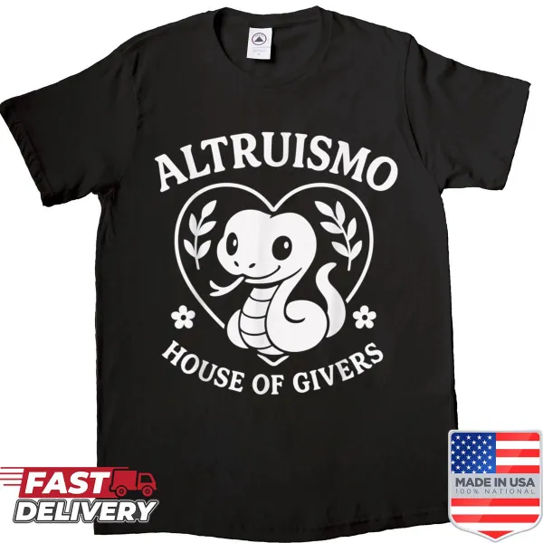 Heartwarming 'Altruismo Heartglow' tee for girls with typography design