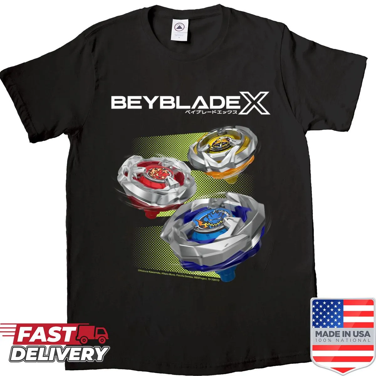 Beyblade X Team Persona logo shirt for gaming enthusiasts