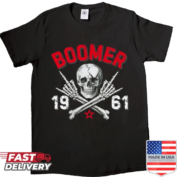 Edgy skull graphic celebrating the Boomer generation