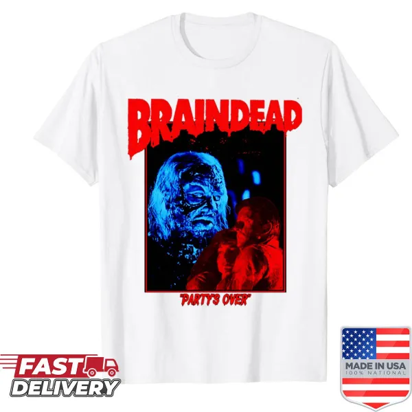 Grunge-style graphic inspired by Dead Alive on a t-shirt