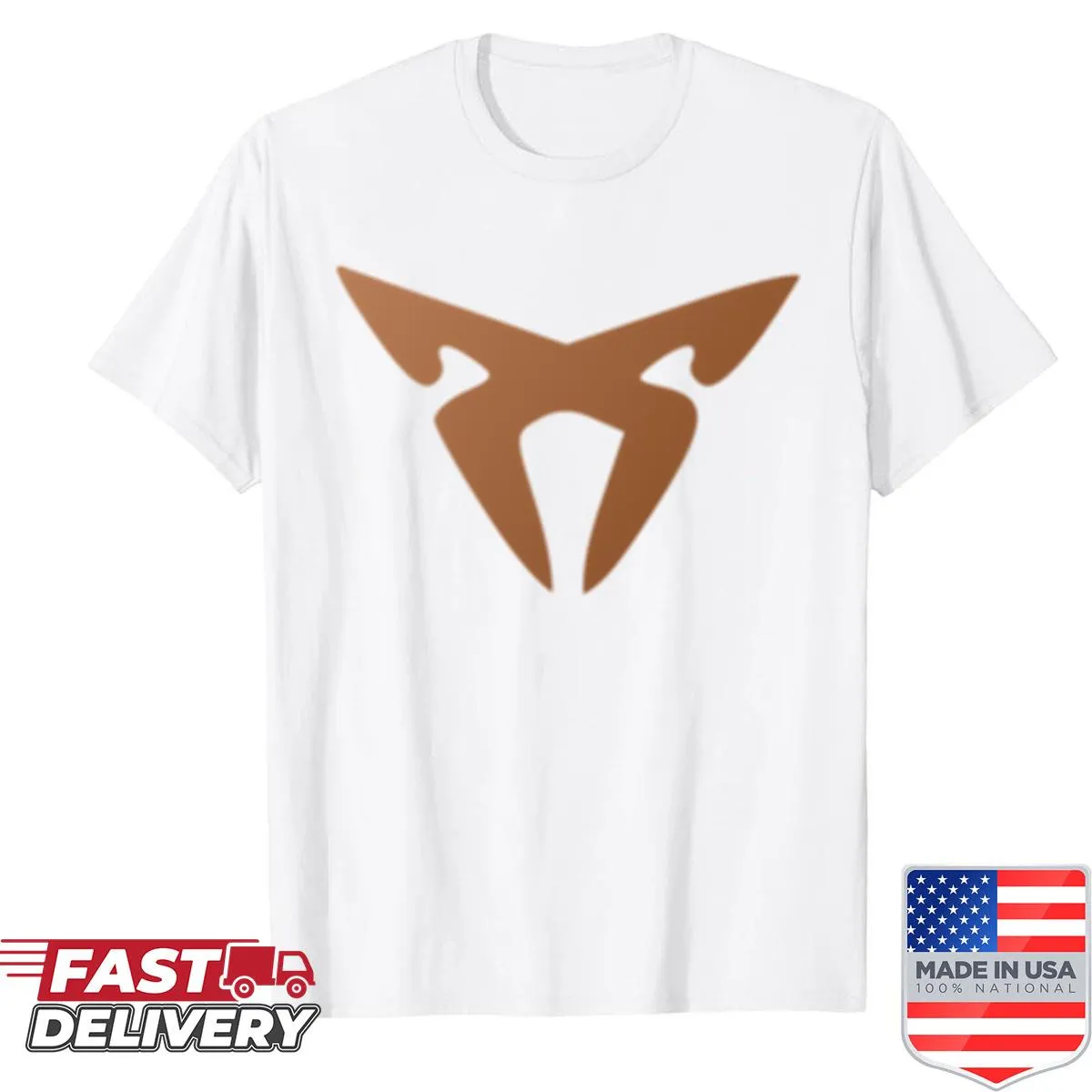 Playful shirt featuring a sporty car design