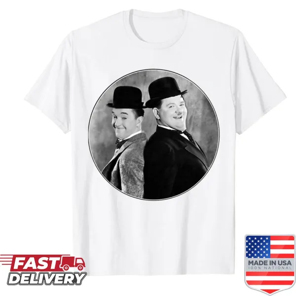 Iconic illustration of Charlie Chaplin on a shirt