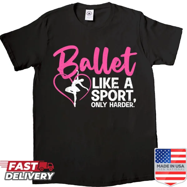 Ballet dancer graphic shirt for dance lovers