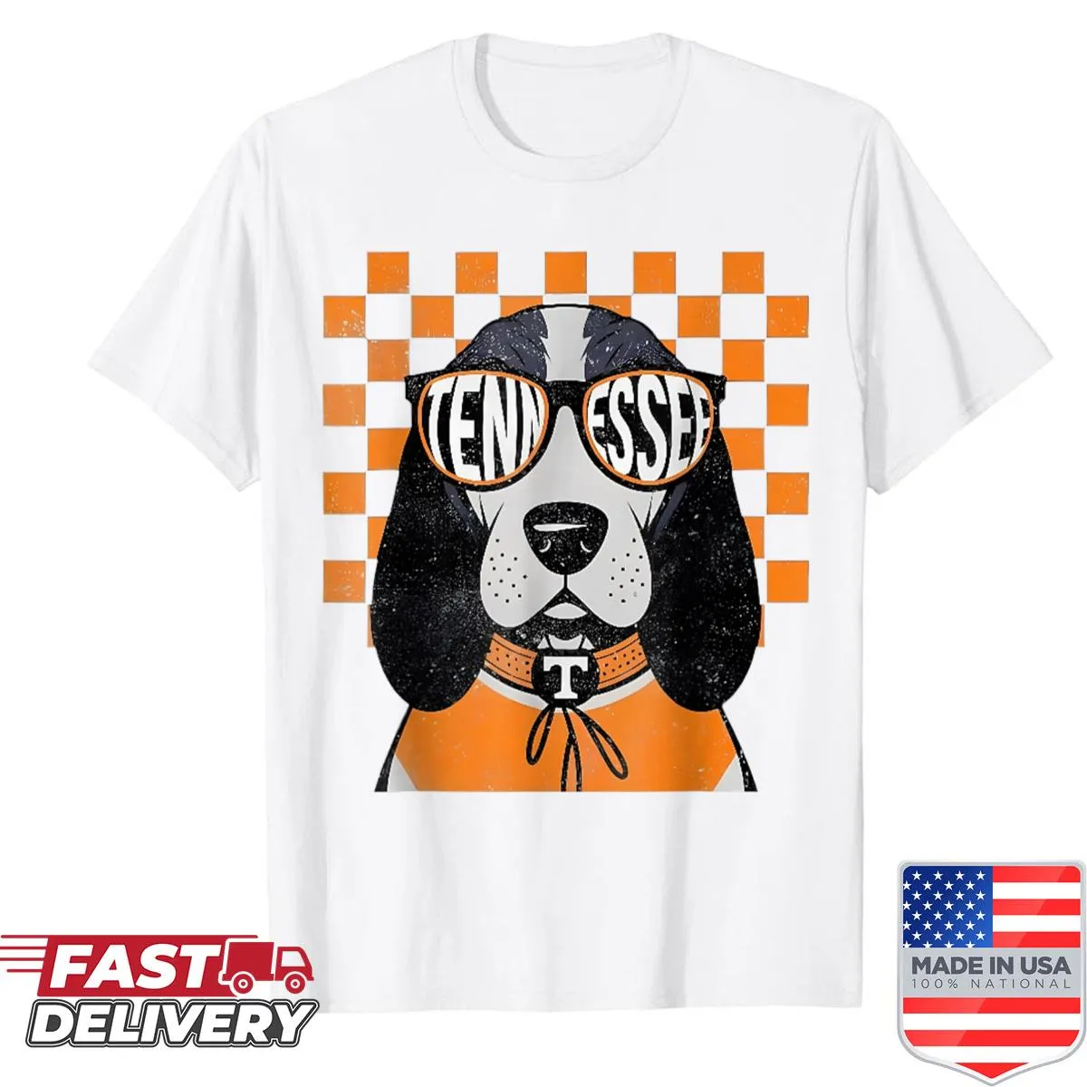 Shirt featuring a Coonhound illustration for dog lovers