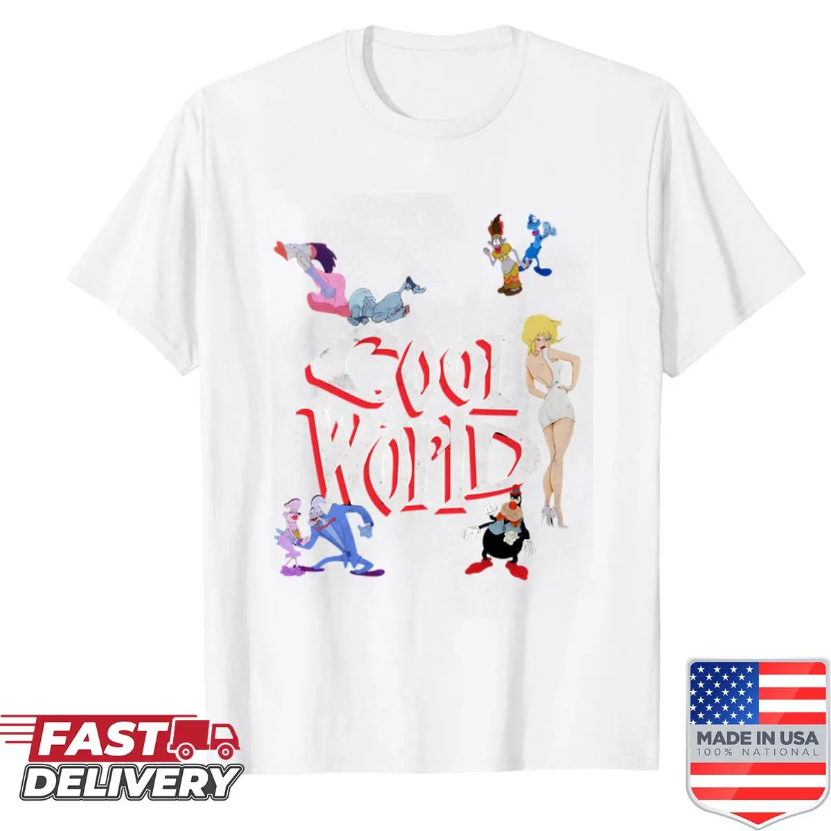 Cool World logo t-shirt with playful design