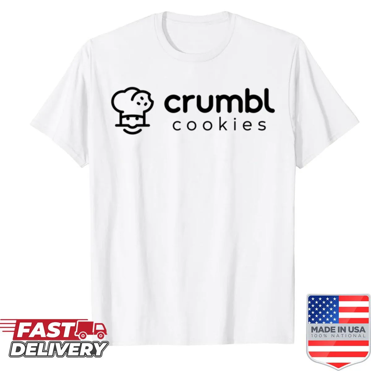 Playful shirt celebrating Crumbl Cookies