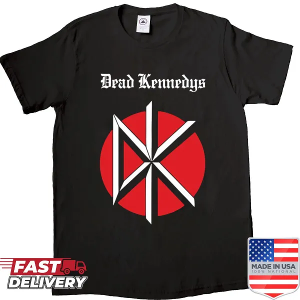 Dead Kennedy logo printed on a punk rock t-shirt