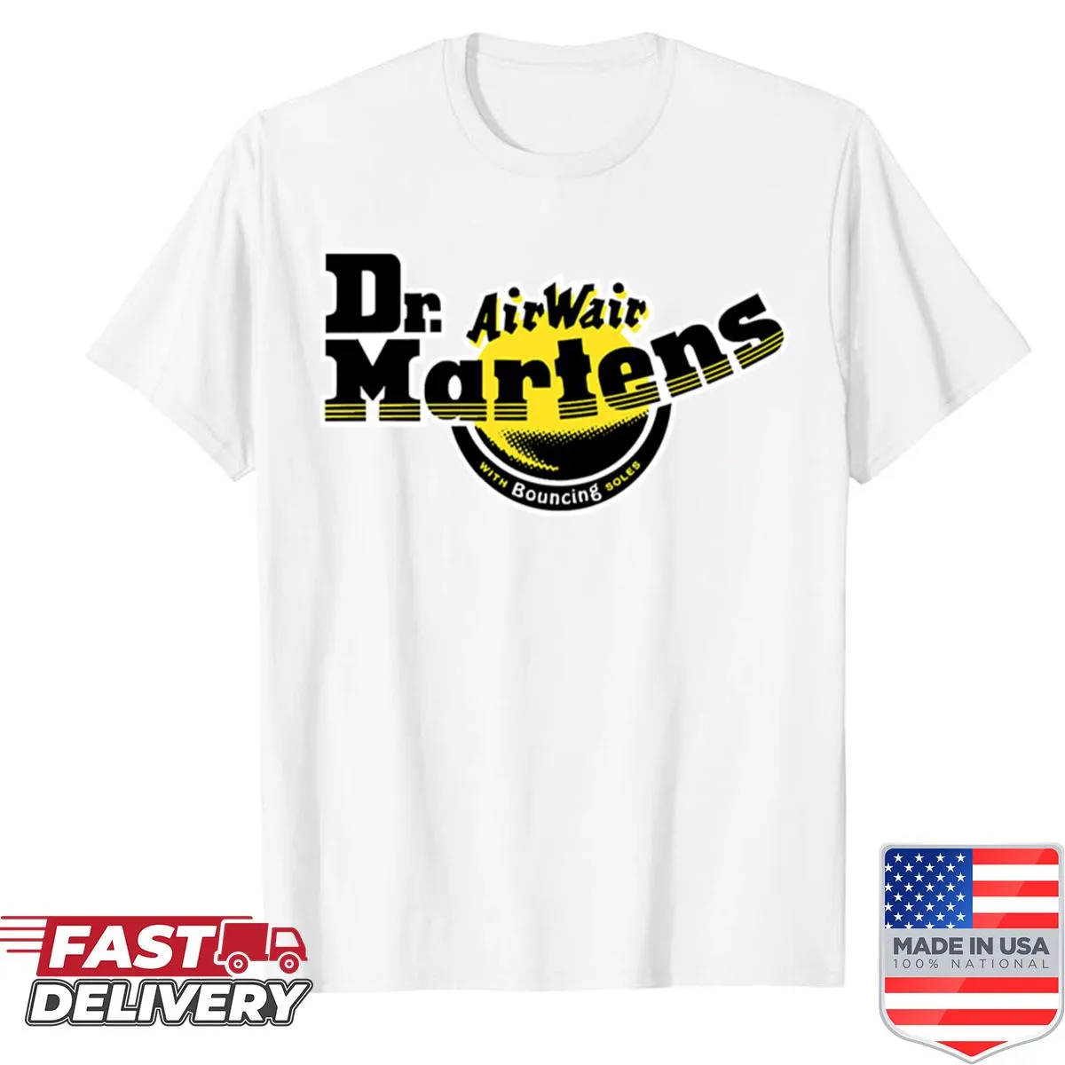 Dr Marten logo shirt featuring bold design and iconic branding