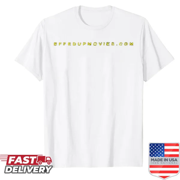 Shirt featuring edgy text about unconventional films