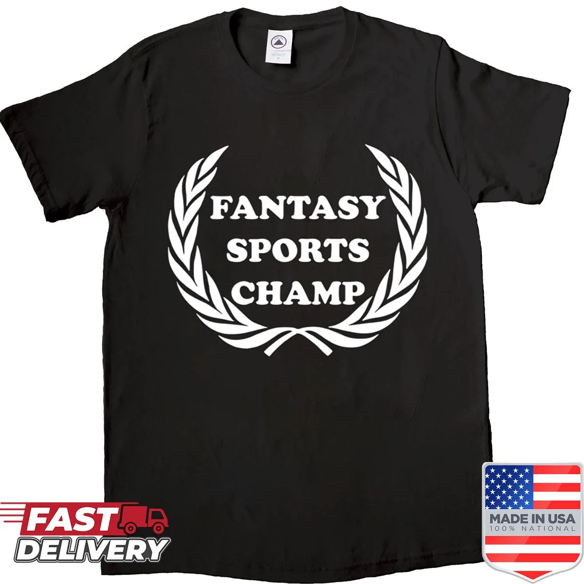 Illustration of fantasy sports with 'Fantasy Sports Champ' text